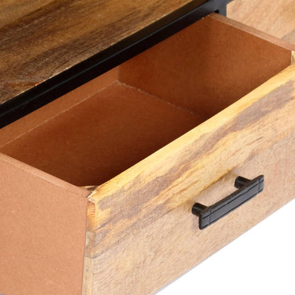 vidaXL Meuble TV 120x30x45 cm Bois de manguier massif