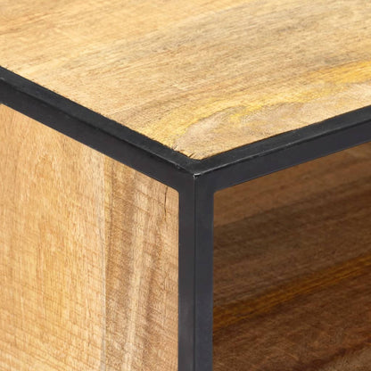 vidaXL Meuble TV 120x30x45 cm Bois de manguier massif
