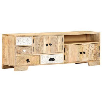 vidaXL TV-Schrank 120x30x40 cm Massivholz Mango