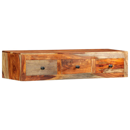 vidaXL Wand-Konsolentisch 100x25x20 cm Massivholz Akazie