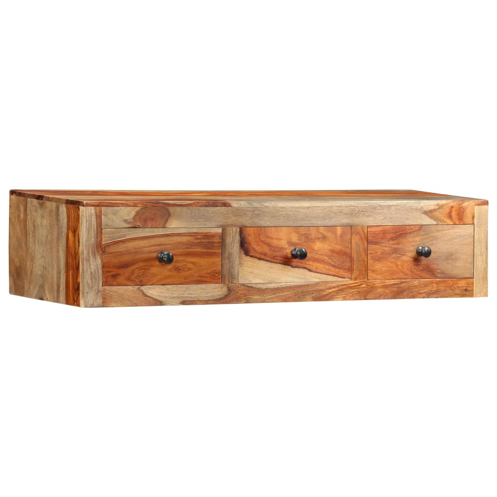 vidaXL Wand-Konsolentisch 100x25x20 cm Massivholz Akazie