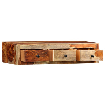 vidaXL Wand-Konsolentisch 100x25x20 cm Massivholz Akazie