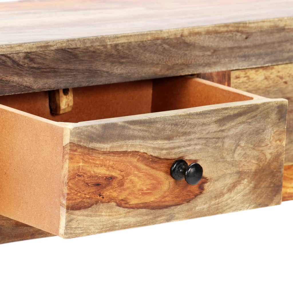 vidaXL Wand-Konsolentisch 100x25x20 cm Massivholz Akazie