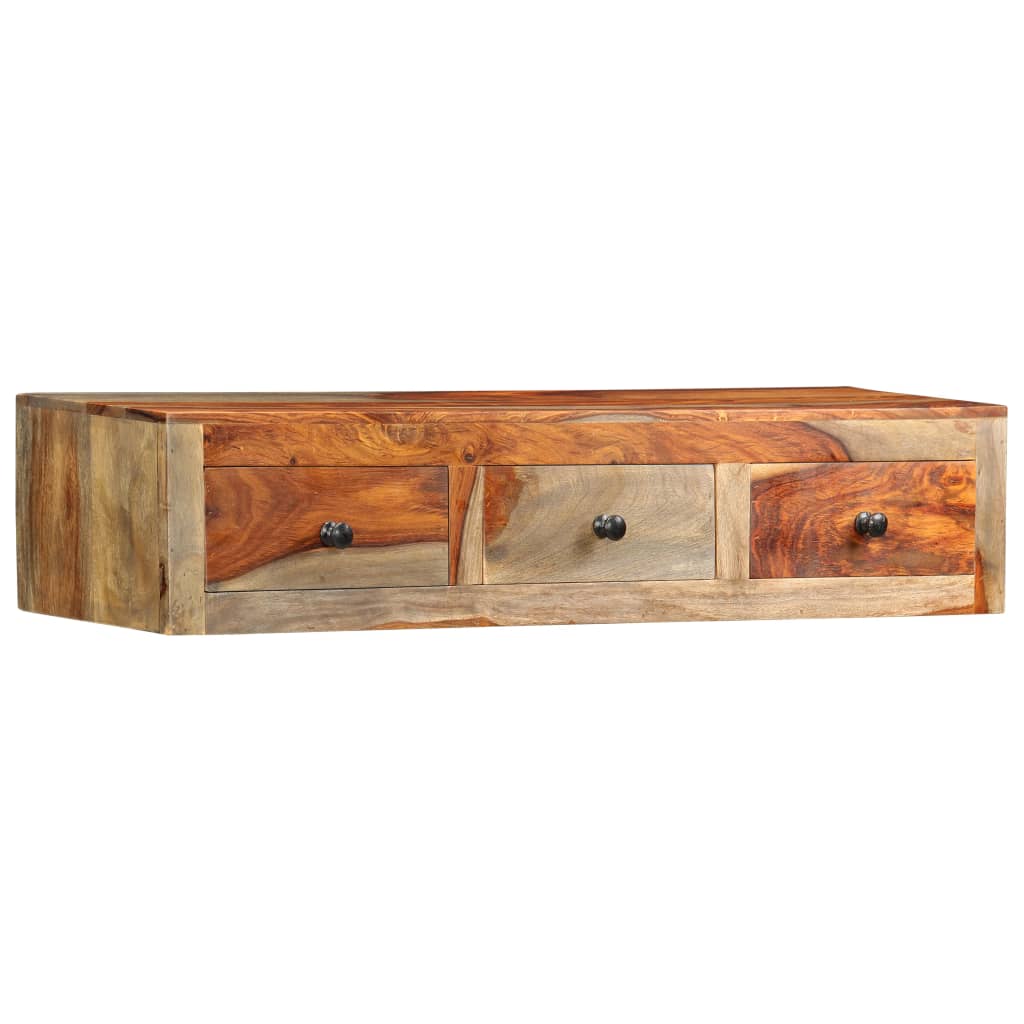vidaXL Wand-Konsolentisch 100x25x20 cm Massivholz Akazie