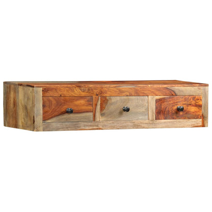 vidaXL Wand-Konsolentisch 100x25x20 cm Massivholz Akazie