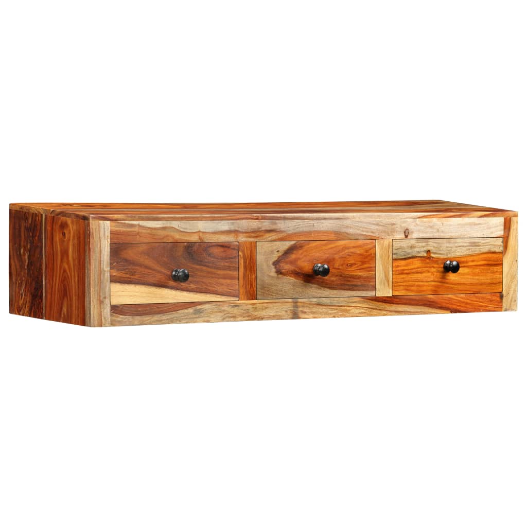 vidaXL Wand-Konsolentisch 100x25x20 cm Massivholz Akazie