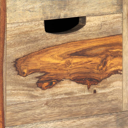 vidaXL Sideboard 100x30x50 cm Massivholz Akazie