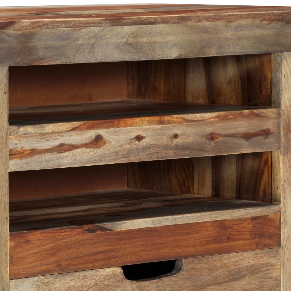 vidaXL Sideboard 100x30x50 cm Massivholz Akazie
