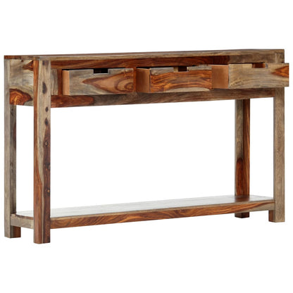 vidaXL Konsolentisch mit 3 Schubladen 120x30x75 cm Massivholz Akazie