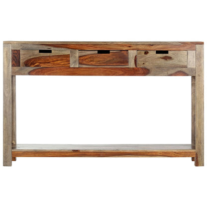 vidaXL Konsolentisch mit 3 Schubladen 120x30x75 cm Massivholz Akazie