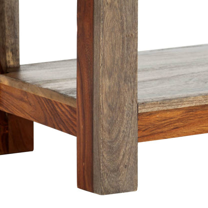 vidaXL Konsolentisch mit 3 Schubladen 120x30x75 cm Massivholz Akazie