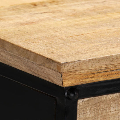 vidaXL Schreibtisch 110 x 50 x 76 cm Mangoholz Massiv