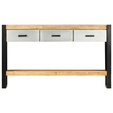 vidaXL Konsolentisch 130x30x76 cm Massivholz Mango