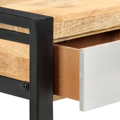 vidaXL Konsolentisch 130x30x76 cm Massivholz Mango
