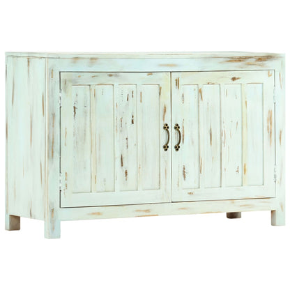 vidaXL Bahut bleu clair 110x35x70 cm Bois de manguier massif
