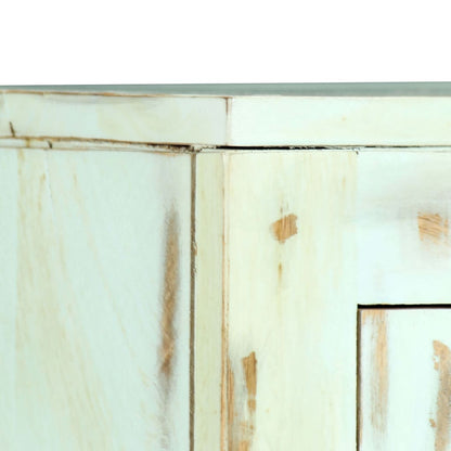 vidaXL Bahut bleu clair 110x35x70 cm Bois de manguier massif