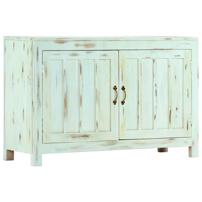 vidaXL Bahut bleu clair 110x35x70 cm Bois de manguier massif
