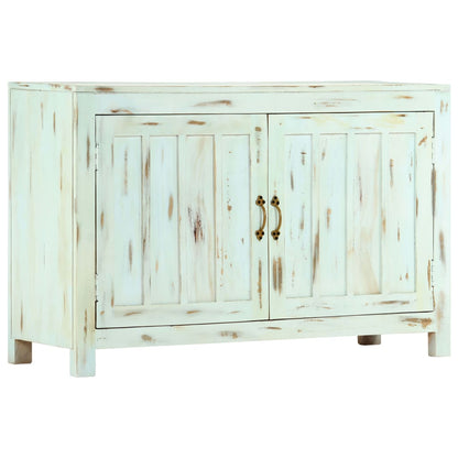 vidaXL Bahut bleu clair 110x35x70 cm Bois de manguier massif