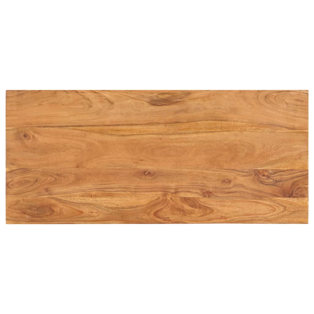 vidaXL Table basse bois massif d'acacia 100x45x33 cm