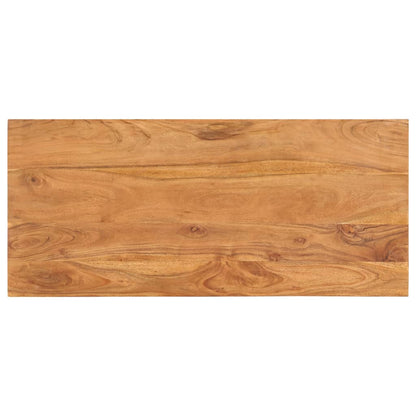 vidaXL Table basse bois massif d'acacia 100x45x33 cm