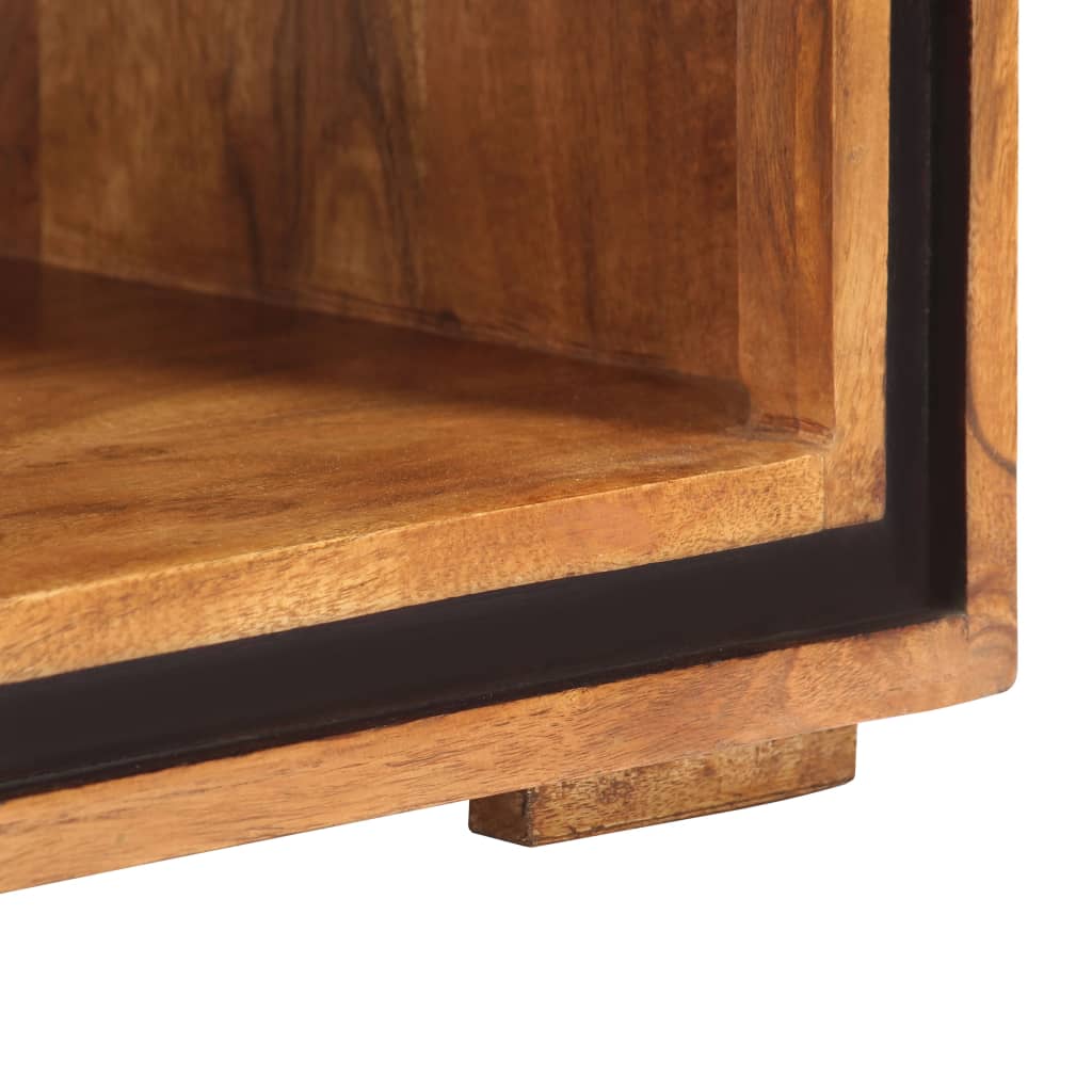 vidaXL Table basse bois massif d'acacia 100x45x33 cm