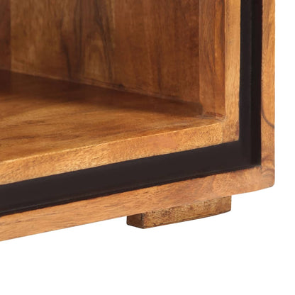 vidaXL Table basse bois massif d'acacia 100x45x33 cm