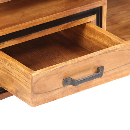 vidaXL Table basse bois massif d'acacia 100x45x33 cm