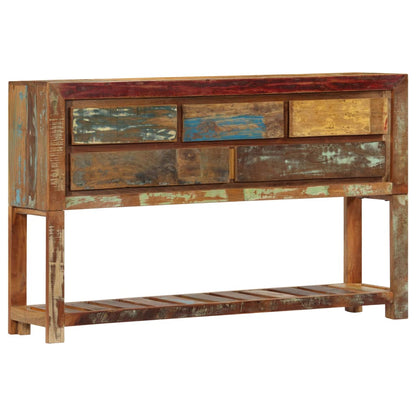 vidaXL Sideboard 120x30x75 cm Altholz Massiv