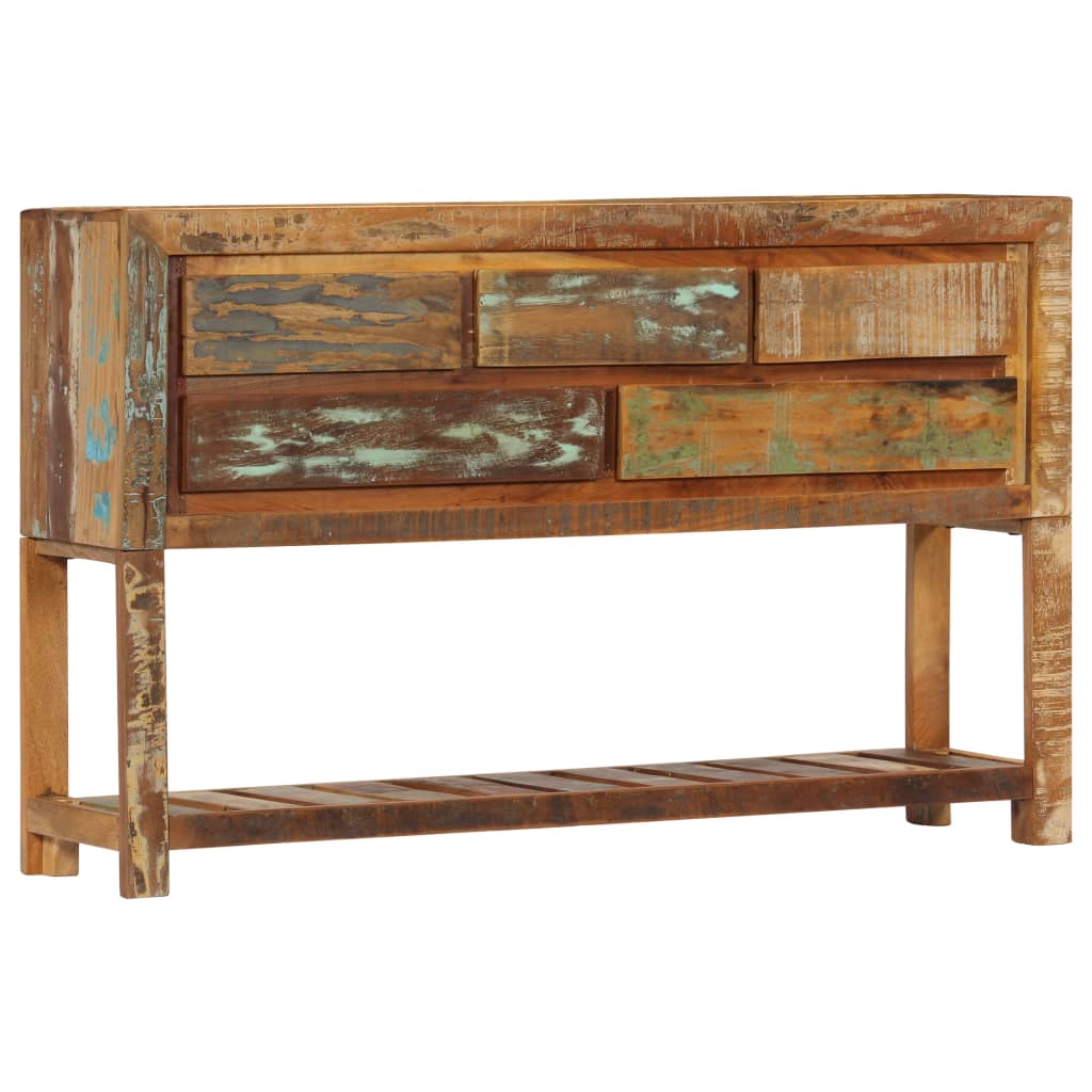 vidaXL Sideboard 120x30x75 cm Altholz Massiv