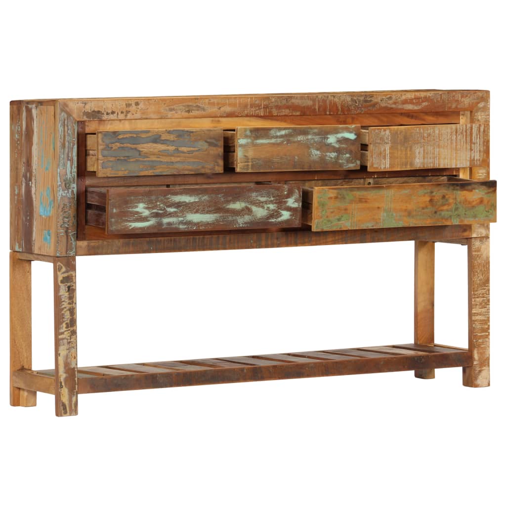 vidaXL Sideboard 120x30x75 cm Altholz Massiv