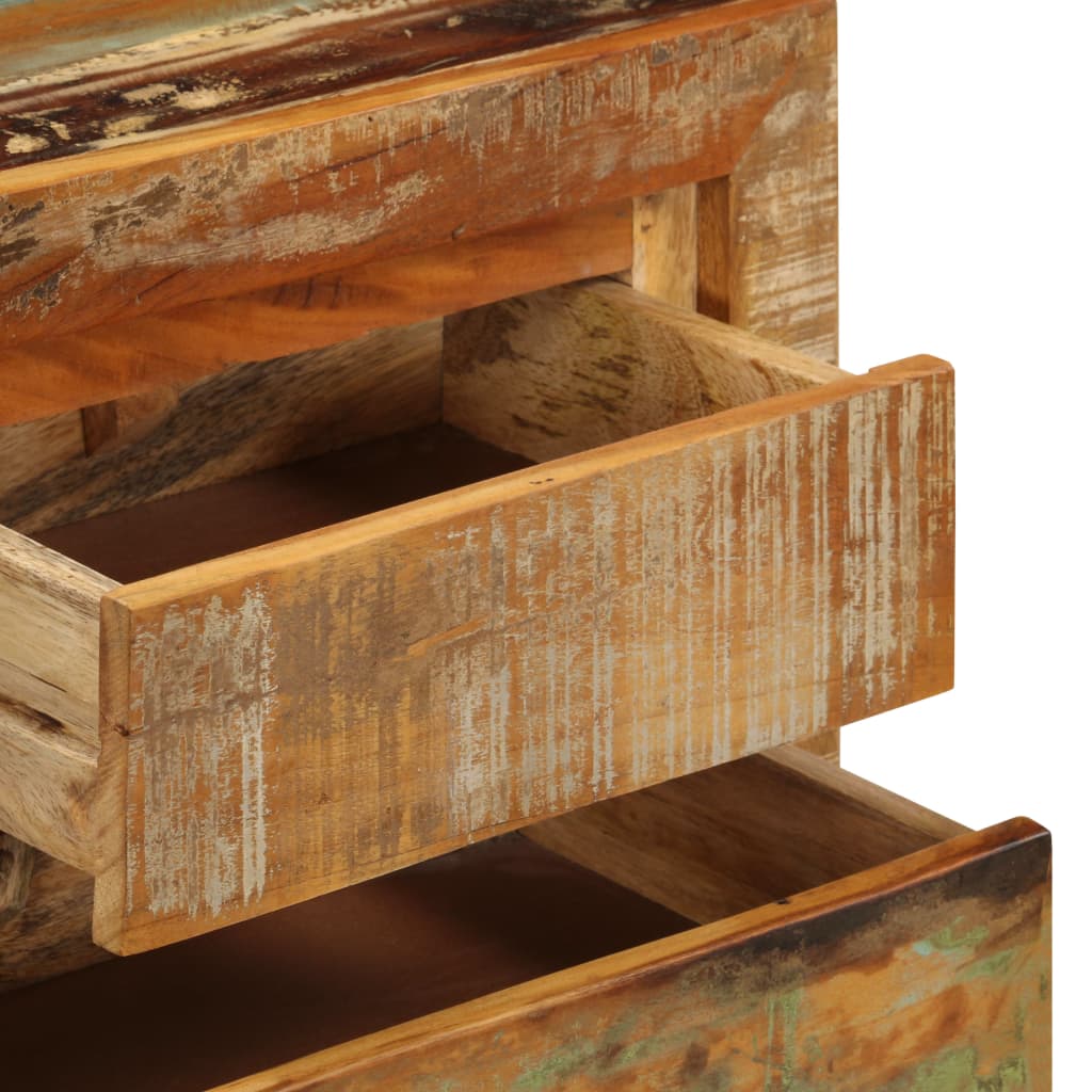 vidaXL Sideboard 120x30x75 cm Altholz Massiv