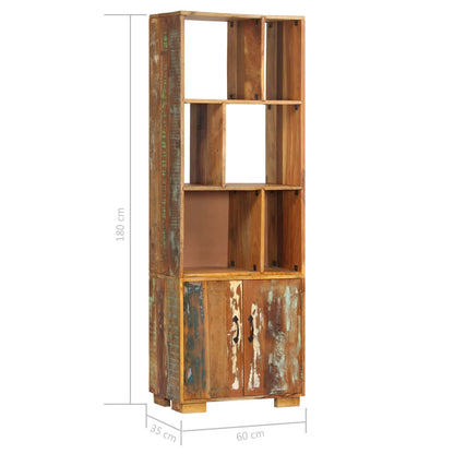 vidaXL Bibliothèque 60x35x180 cm Bois de récupération massif