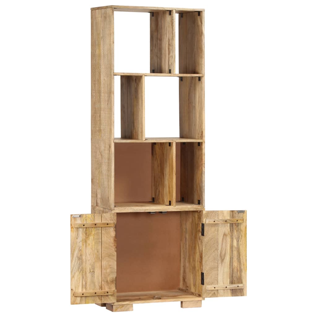 vidaXL Bücherregal 60x35x180 cm Massivholz Mango