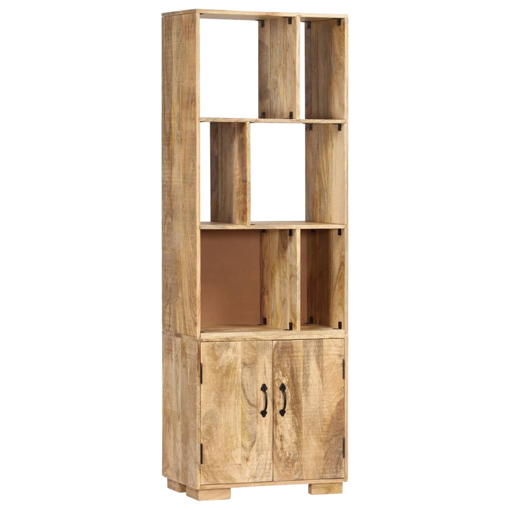 vidaXL Bücherregal 60x35x180 cm Massivholz Mango