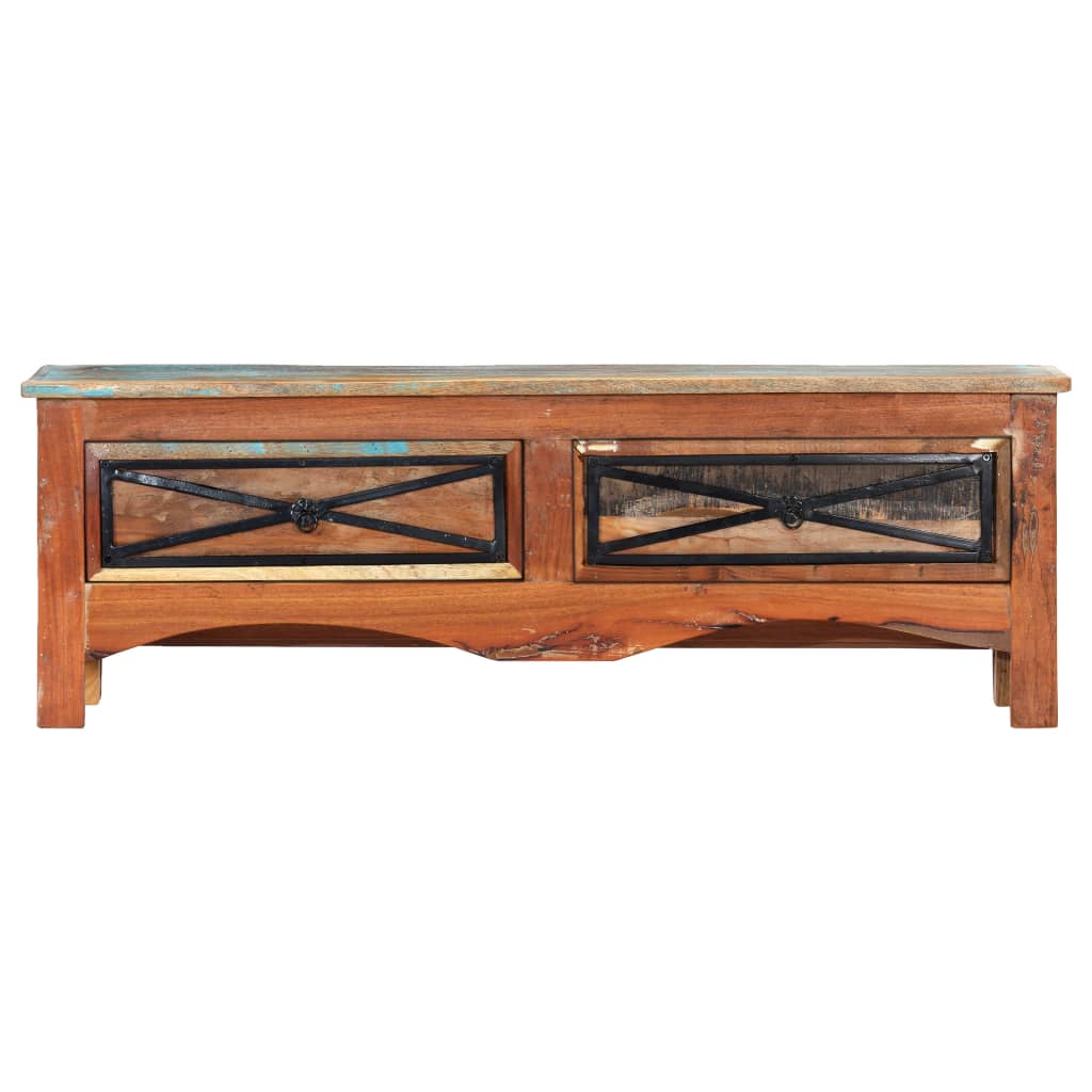 vidaXL Meuble TV 120x30x40 cm Bois de récupération massif