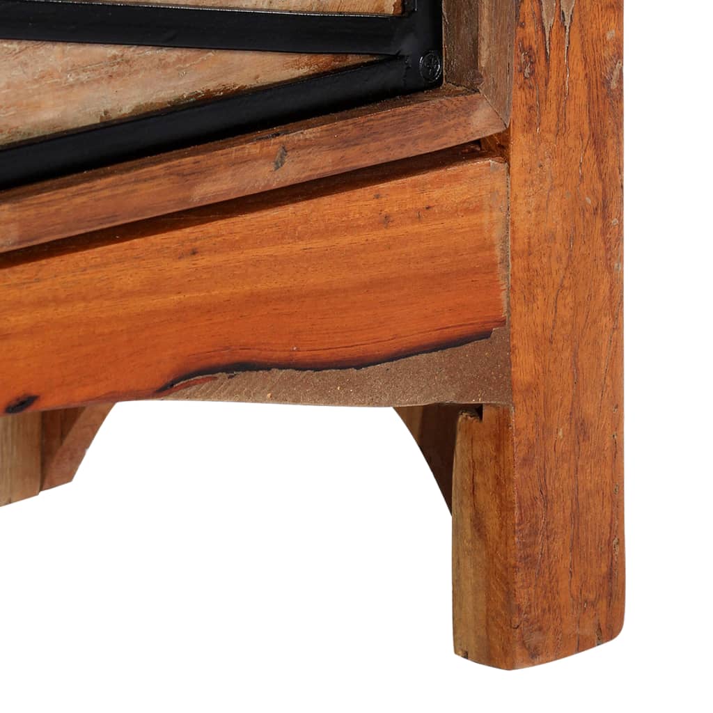 vidaXL Meuble TV 120x30x40 cm Bois de récupération massif