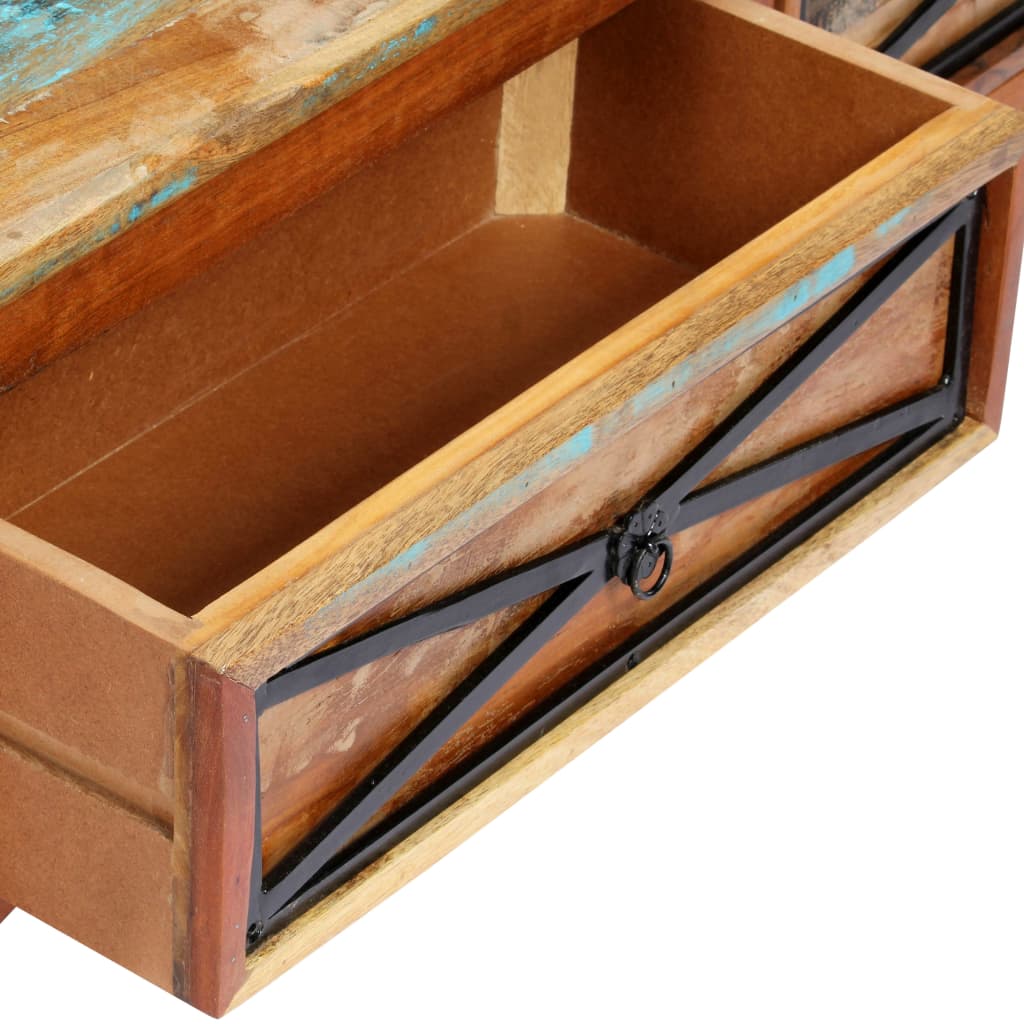 vidaXL Meuble TV 120x30x40 cm Bois de récupération massif