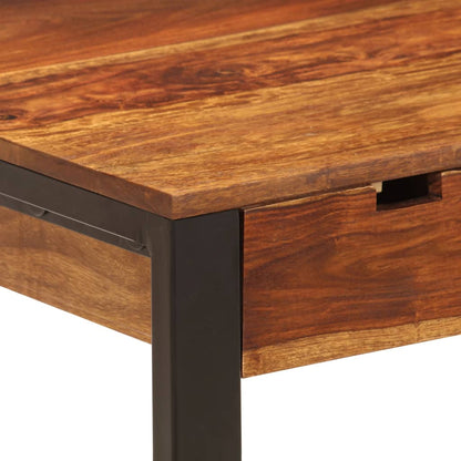 vidaXL Schreibtisch 110 x 55 x 78 cm Massivholz Akazie und Stahl