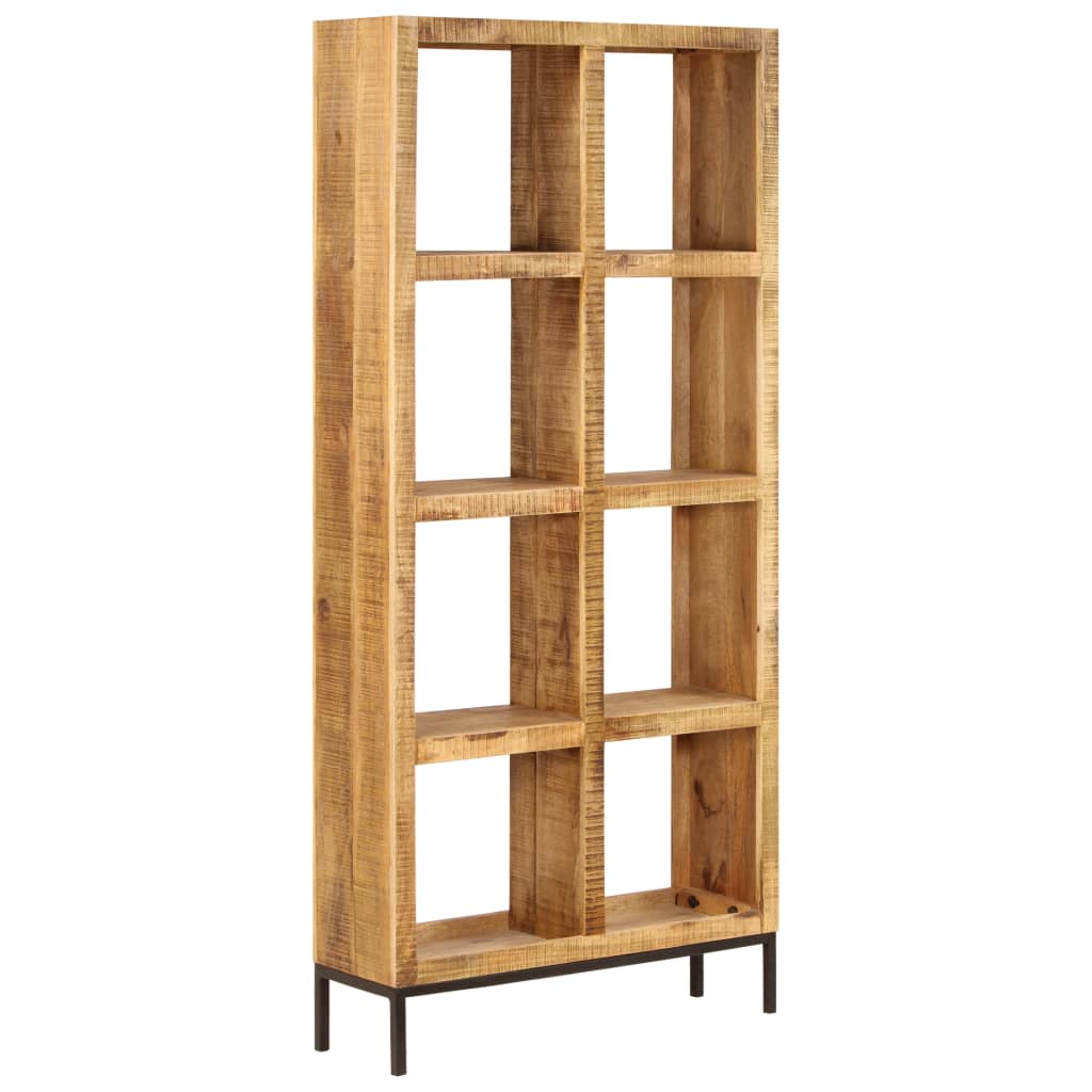 vidaXL Bücherregal 80x25x175 cm Massivholz Mango
