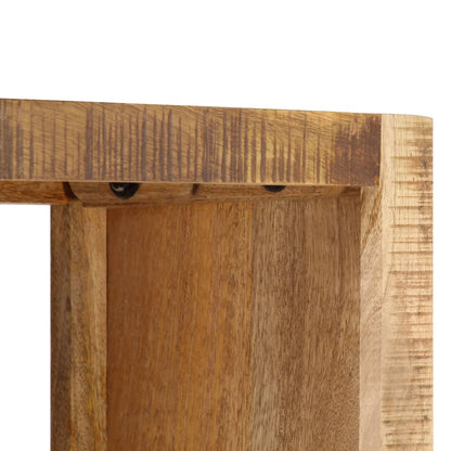vidaXL Bücherregal 80x25x175 cm Massivholz Mango