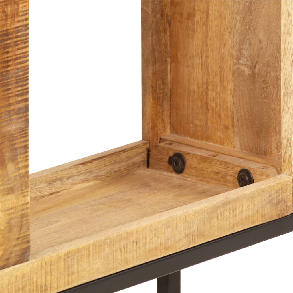 vidaXL Bücherregal 80x25x175 cm Massivholz Mango