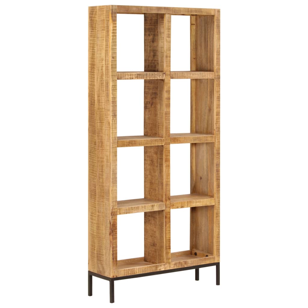 vidaXL Bücherregal 80x25x175 cm Massivholz Mango