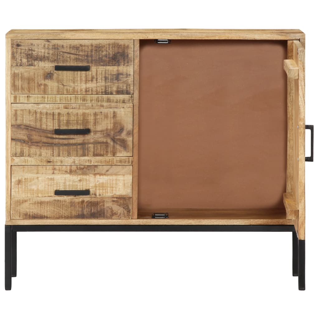 vidaXL Commode 88x30x71 cm Bois de manguier massif