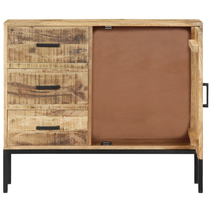 vidaXL Commode 88x30x71 cm Bois de manguier massif