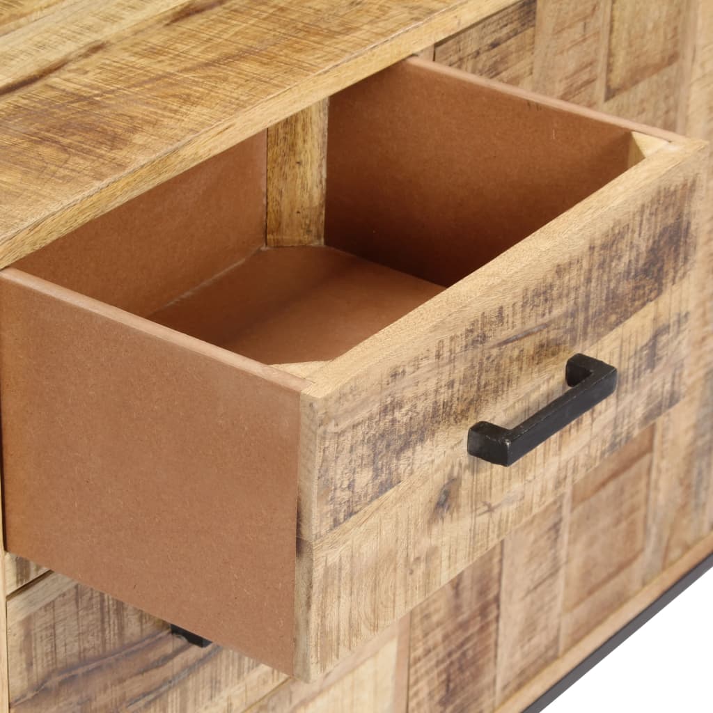 vidaXL Commode 88x30x71 cm Bois de manguier massif