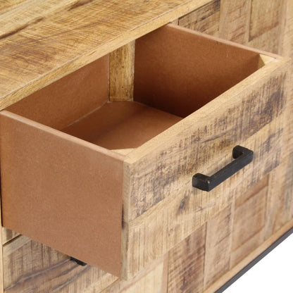 vidaXL Commode 88x30x71 cm Bois de manguier massif