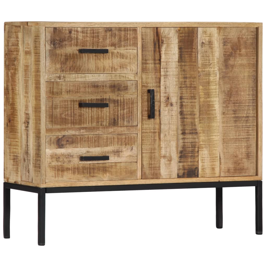 vidaXL Commode 88x30x71 cm Bois de manguier massif