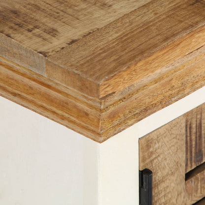 vidaXL Meuble TV 118x30x40 cm Bois de manguier massif