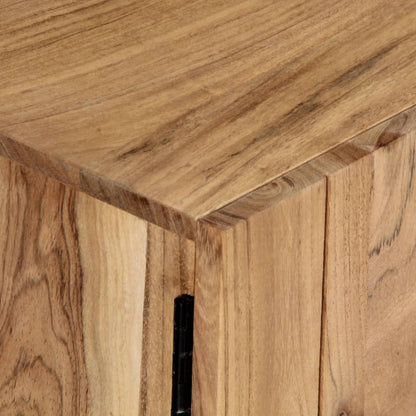 vidaXL Meuble TV 140x30x45 cm Bois d'acacia massif