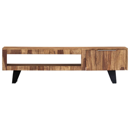 Meuble TV vidaXL 140x30x40 cm en bois d'acacia massif